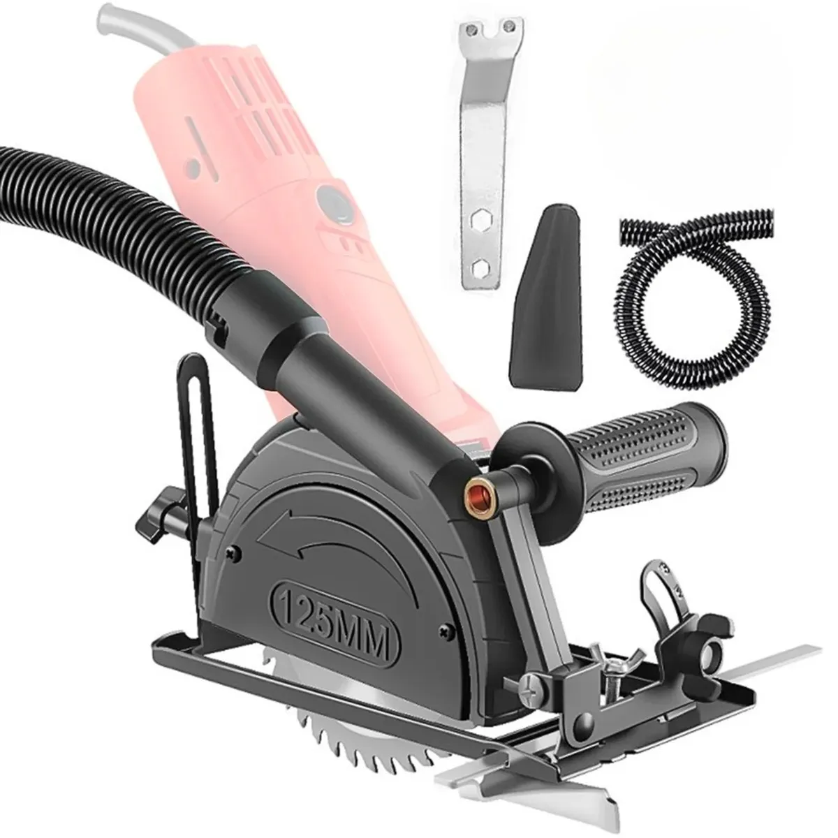 XTD - Adaptador De Amoladora Sierra Circular Guia Corte 45 Guardapolvo