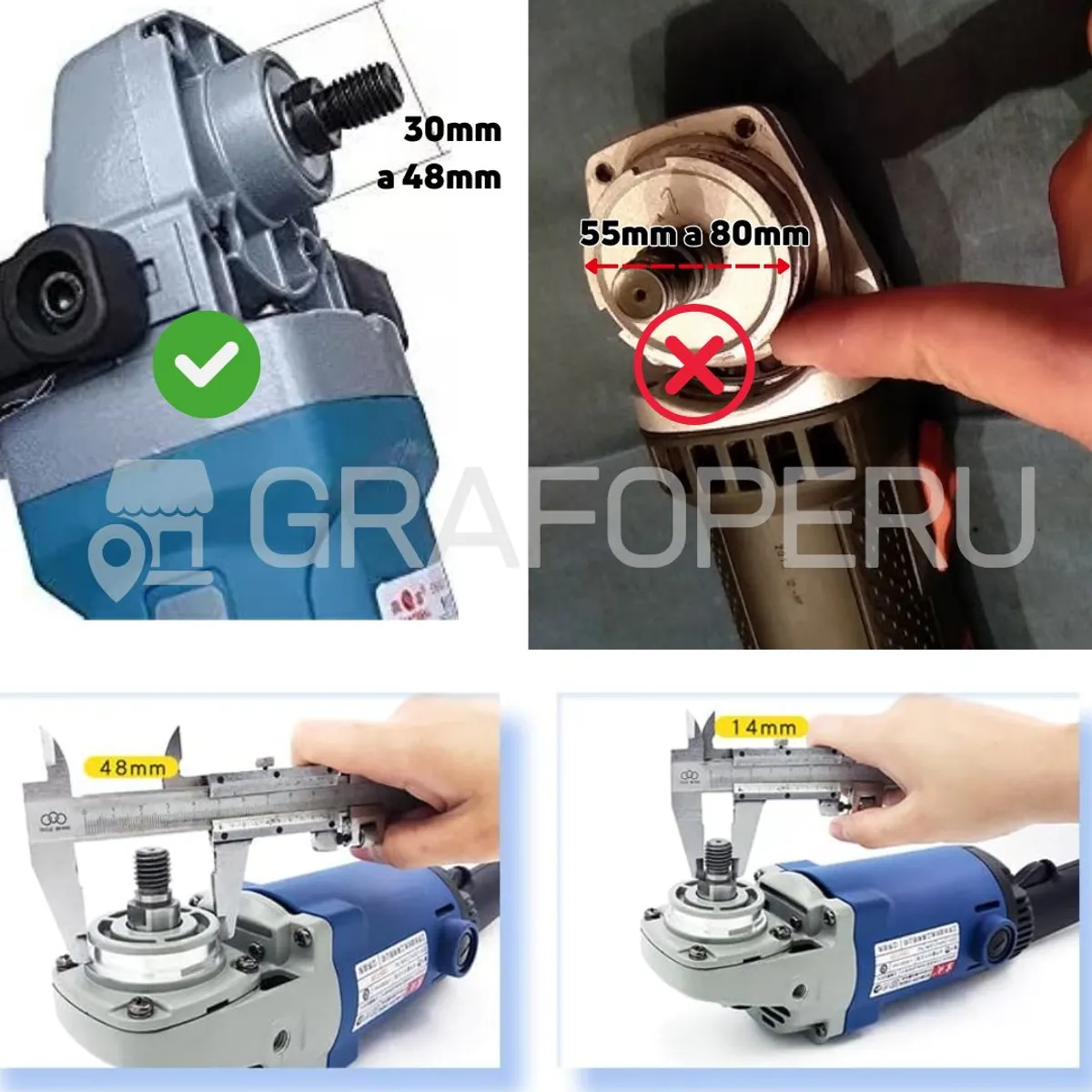 XTD - Adaptador De Amoladora Sierra Circular Guia Corte 45 Guardapolvo