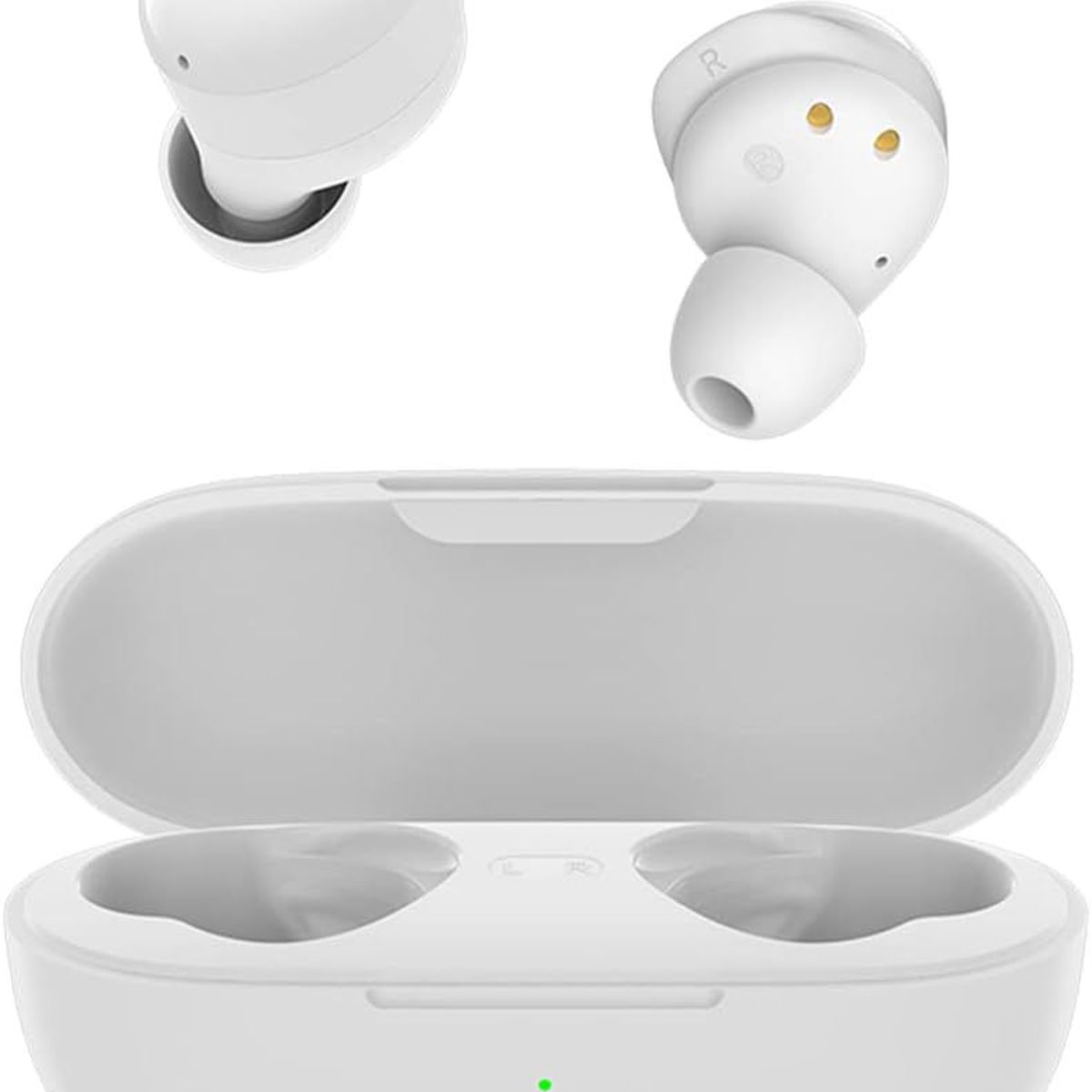 QCY - QCY - Audífonos inalámbricos YouthBuds T17 BT 5.3 26 hrs ENC - Blanco