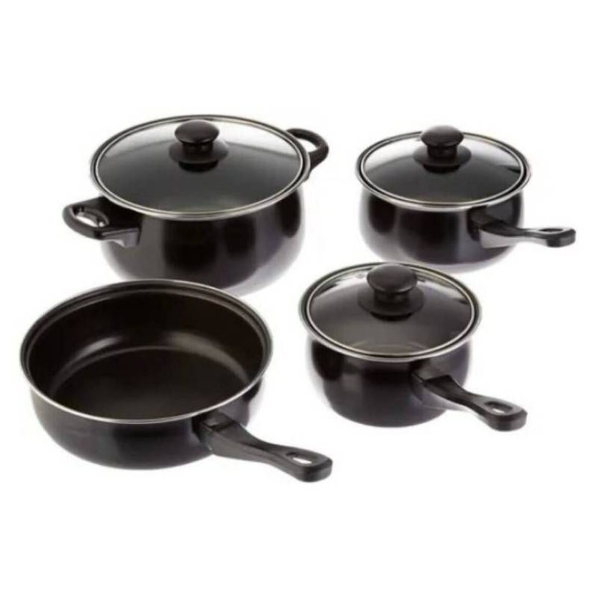 GENERICO - Juego de Ollas Aluminio 13pzs - Sin Garantía Ni devolución