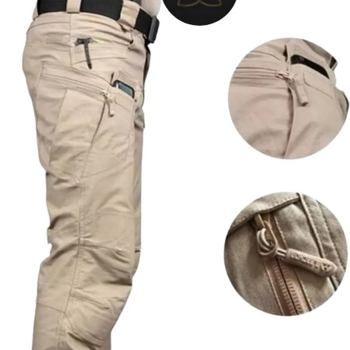 GENERICO - Pantalón -Spandex-Beige