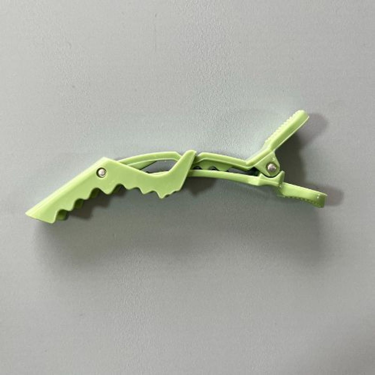 SANTOS RIZOS - Pinzas o Ganchos para el Cabello - Estilo Cocodrilo - Color Verde Olivo