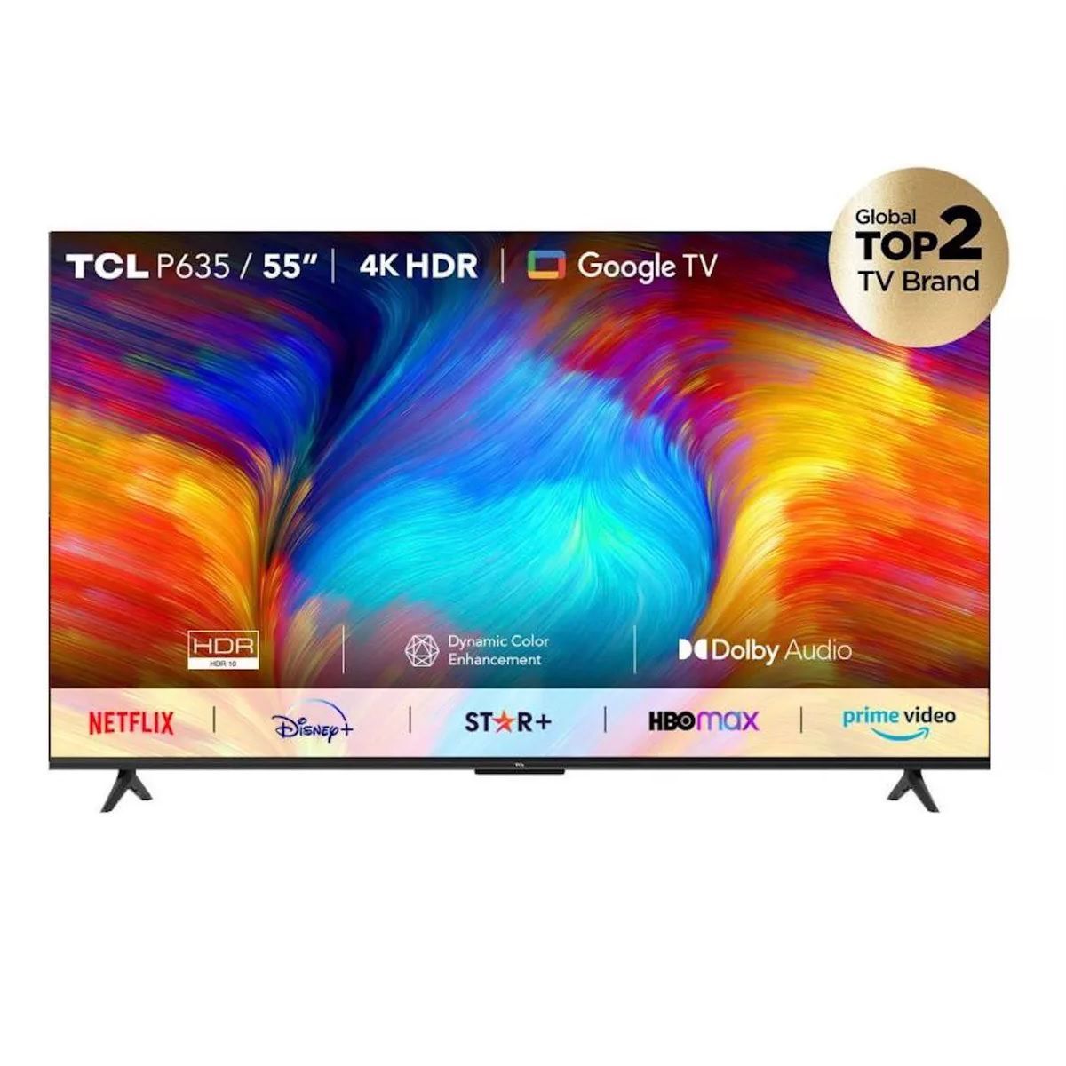 TCL - Televisor Tcl Led 55 Smart Tv 4k Ultra Hd + Google Tv