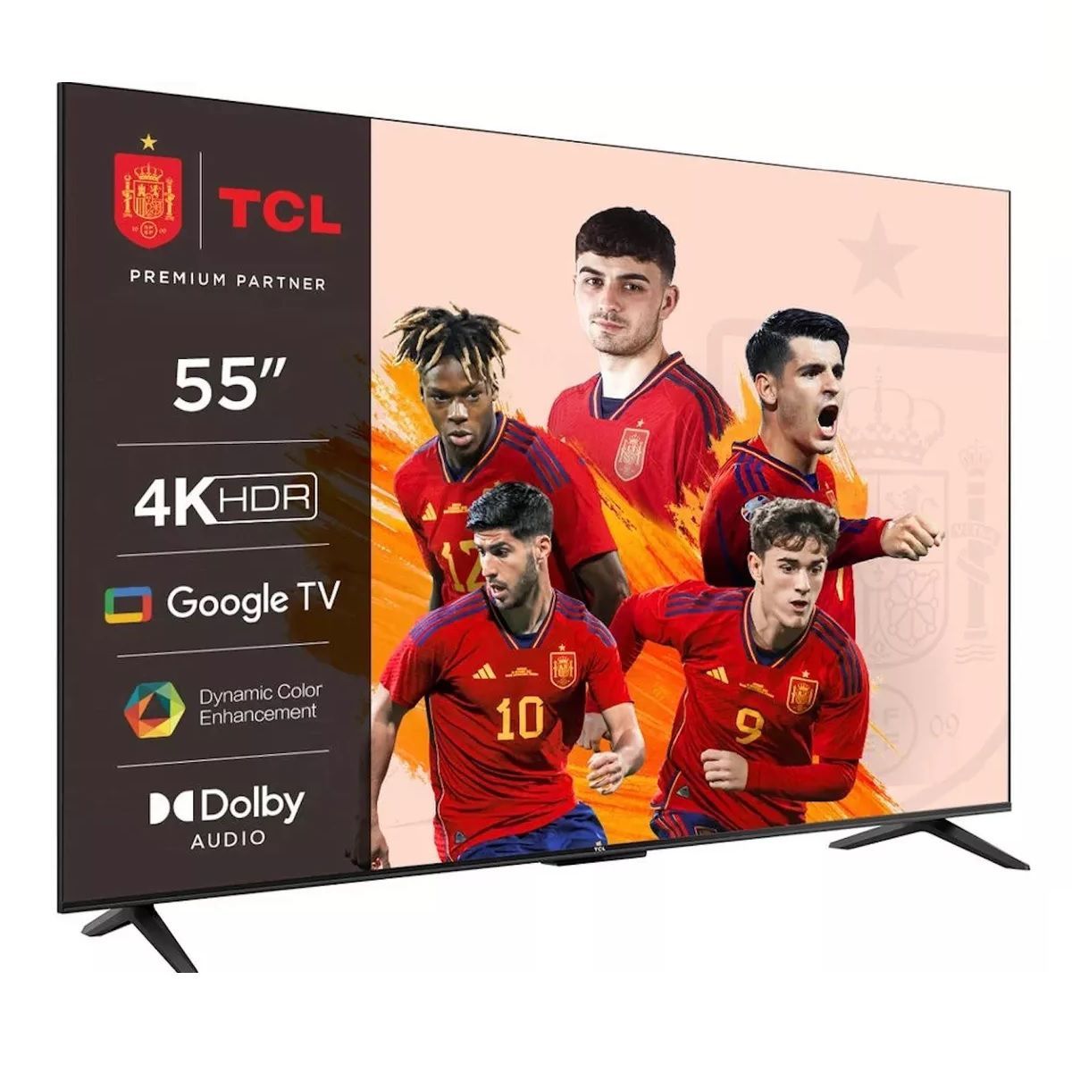 TCL - Televisor Tcl Led 55 Smart Tv 4k Ultra Hd + Google Tv