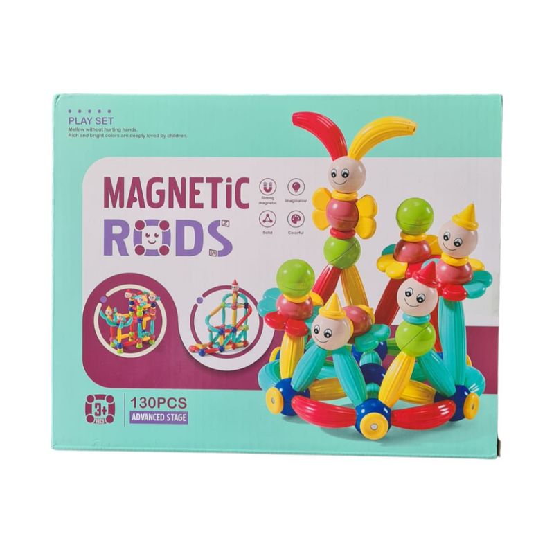 GENERICO - Juego Magnético de construcción de caritas 130 pcs