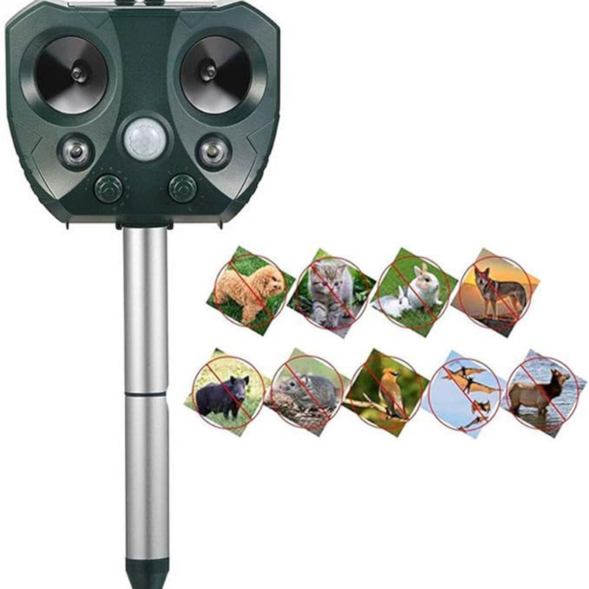 GENERICO - Ahuyentador Ultrasónico Para Animales