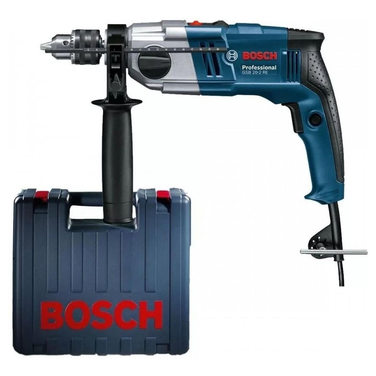 BOSCH - Taladro Percutor 1/2" 800W  48000 gpm Bosch GSB 20-2 RE