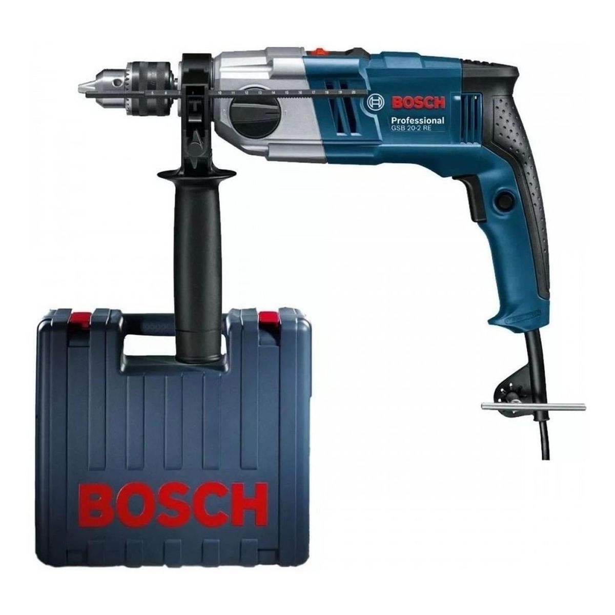 BOSCH - Taladro Percutor 1/2" 800W  48000 gpm Bosch GSB 20-2 RE