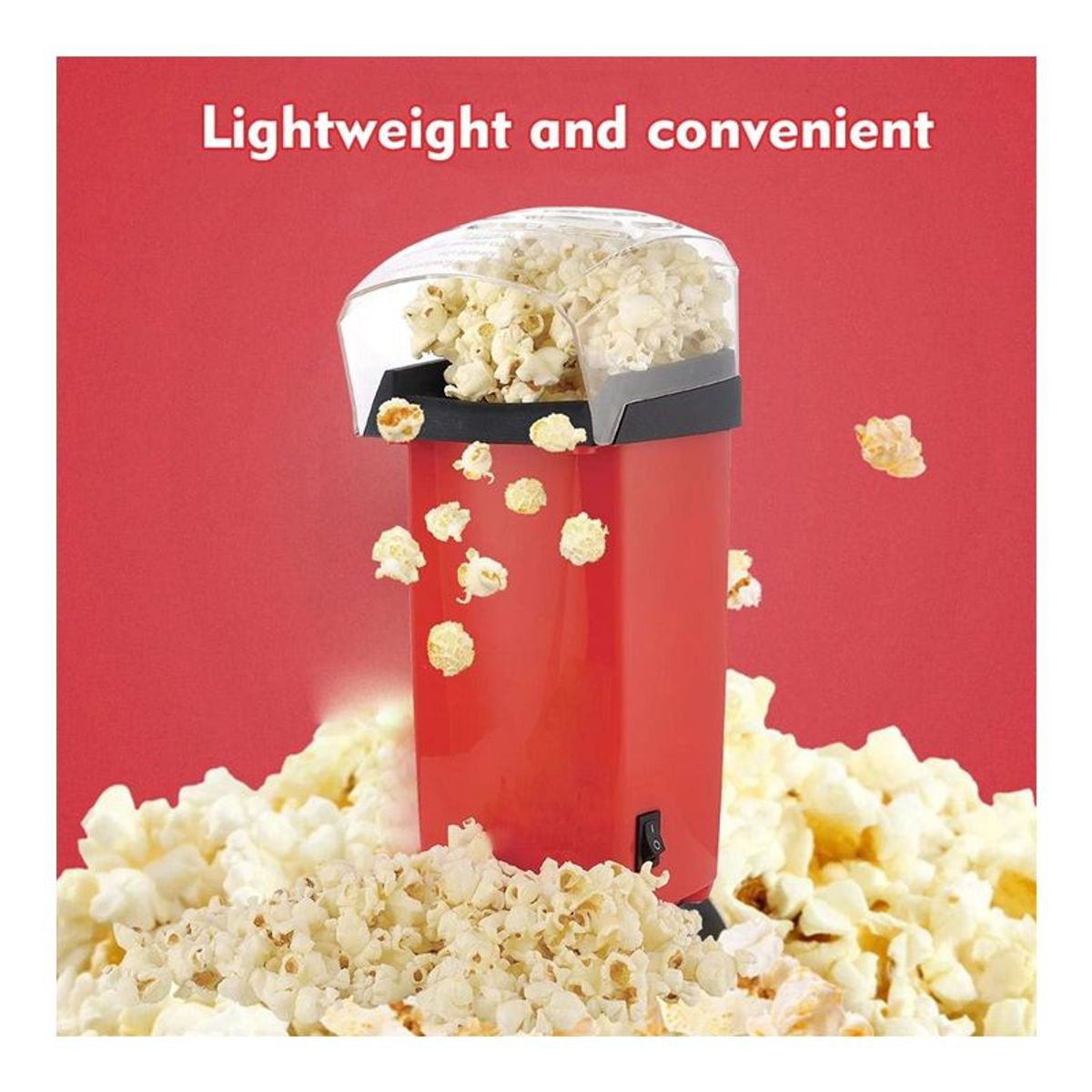 GENERICO - Maquina Para Pop Corn Canchita Sin Aceite Cine