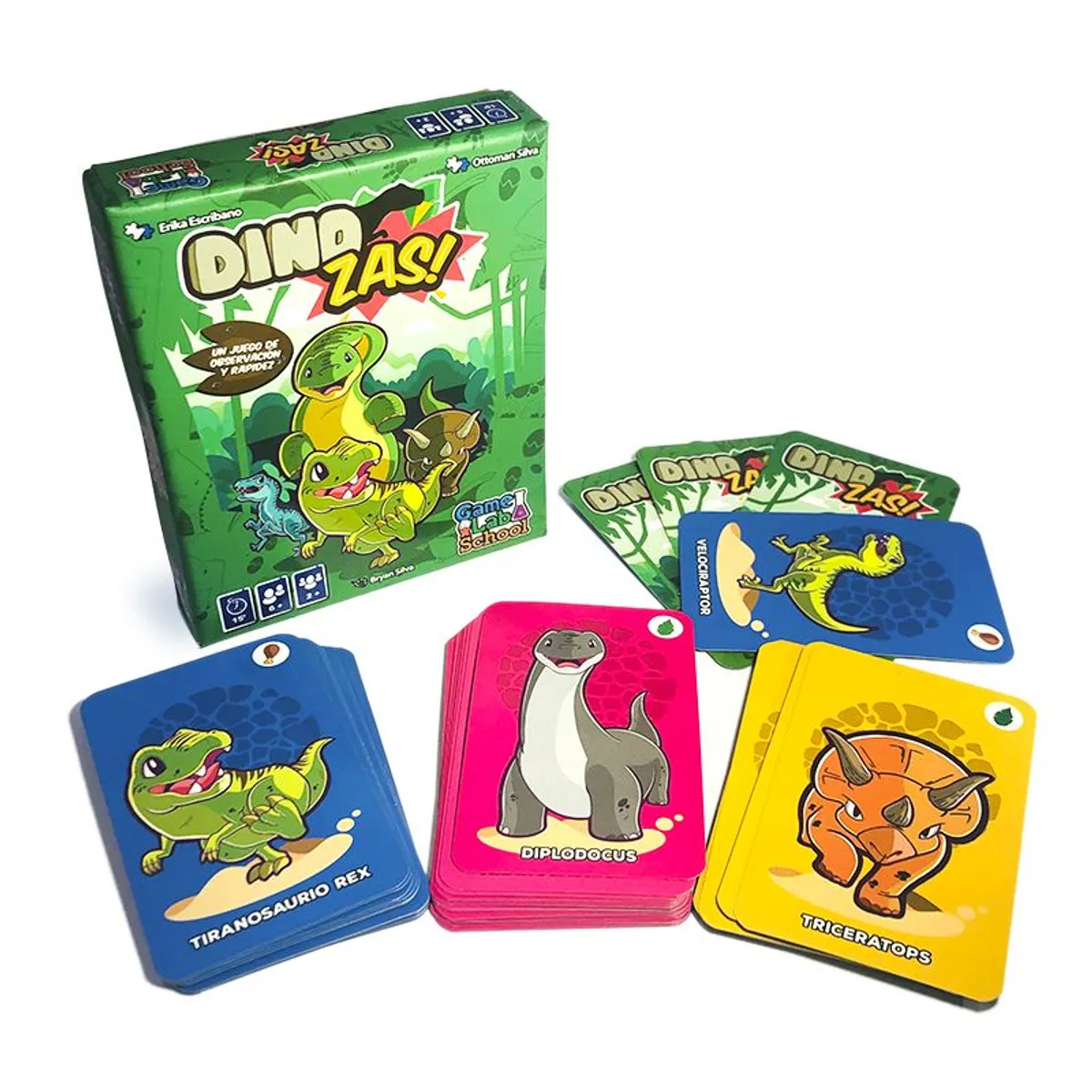 GAME LAB - Juego de mesa Dinozas Dinosaurios