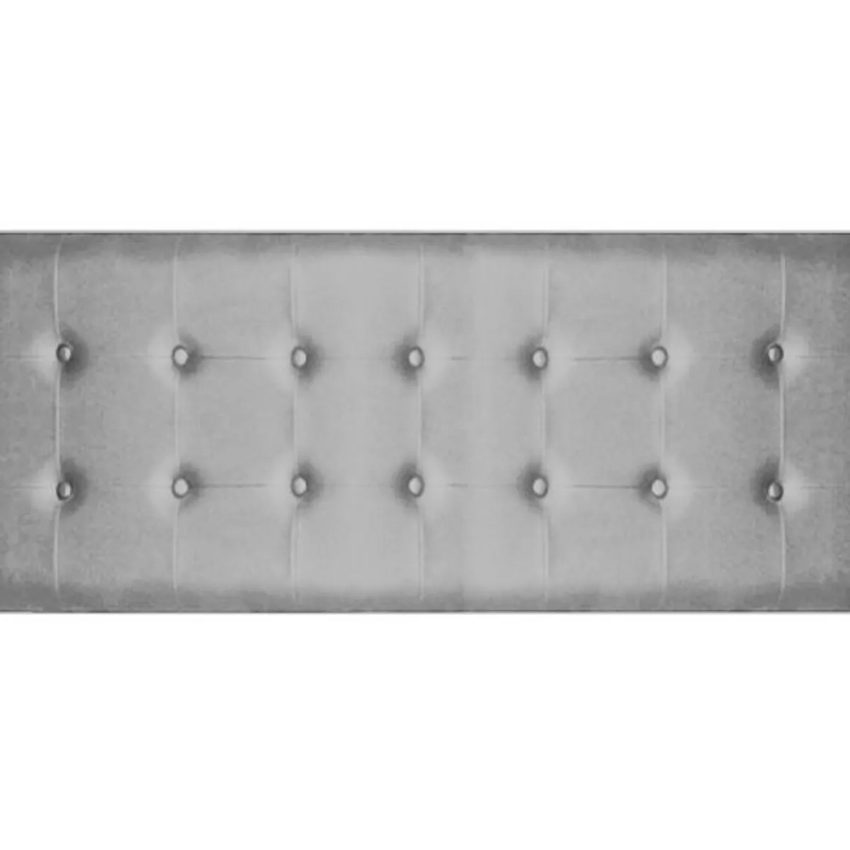 BARAKA HOME - Cabecera Opole 1.5 plz - Gris Claro