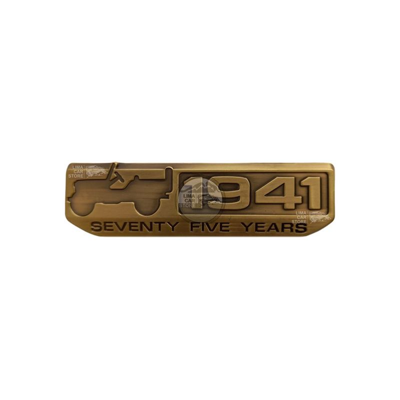 JEEP - Logo Emblema 1941 Jeep Wrangler Bronce Grand Cherokee Compas