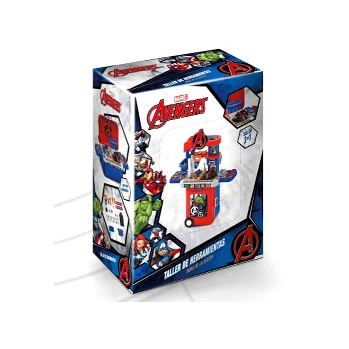 MARVEL - Set de Herramientas y Maleta 3 en 1 Avengers
