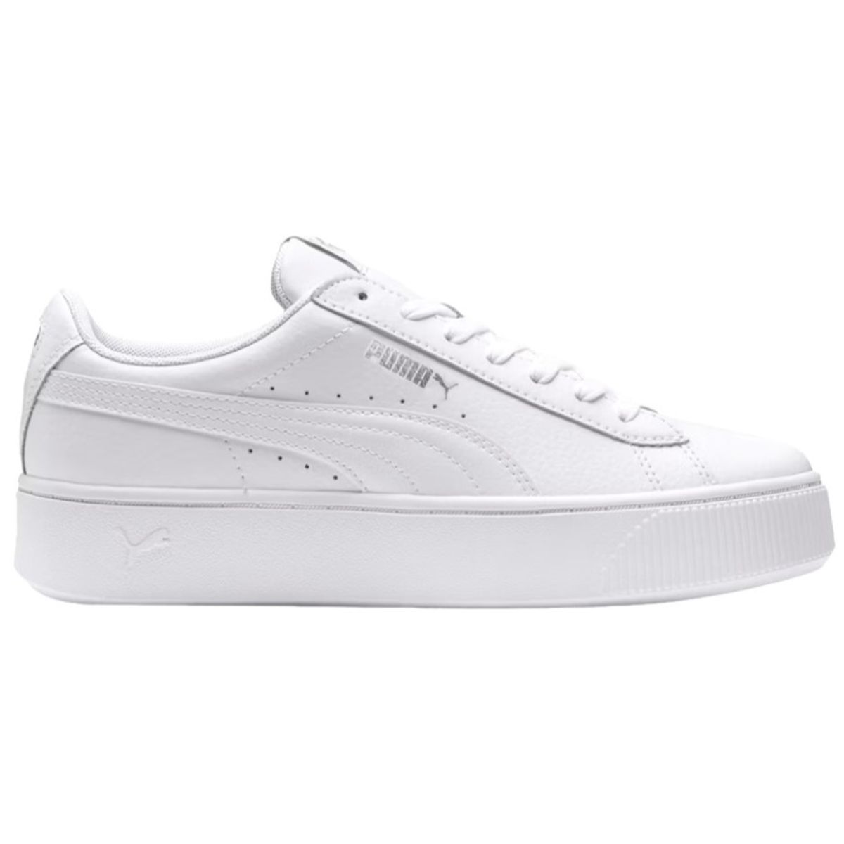 PUMA - Zapatilla Puma Vikky Stacked L 369143 02 Blanco Para Mujer