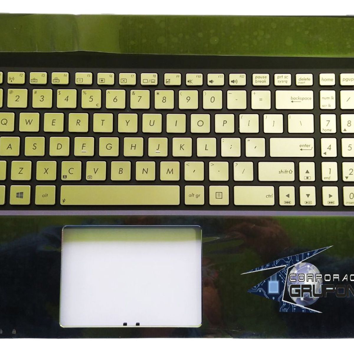 ASUS - Teclado Asus ORIGINAL Q500 Q500a Ingles Retroiluminado con PalmRest