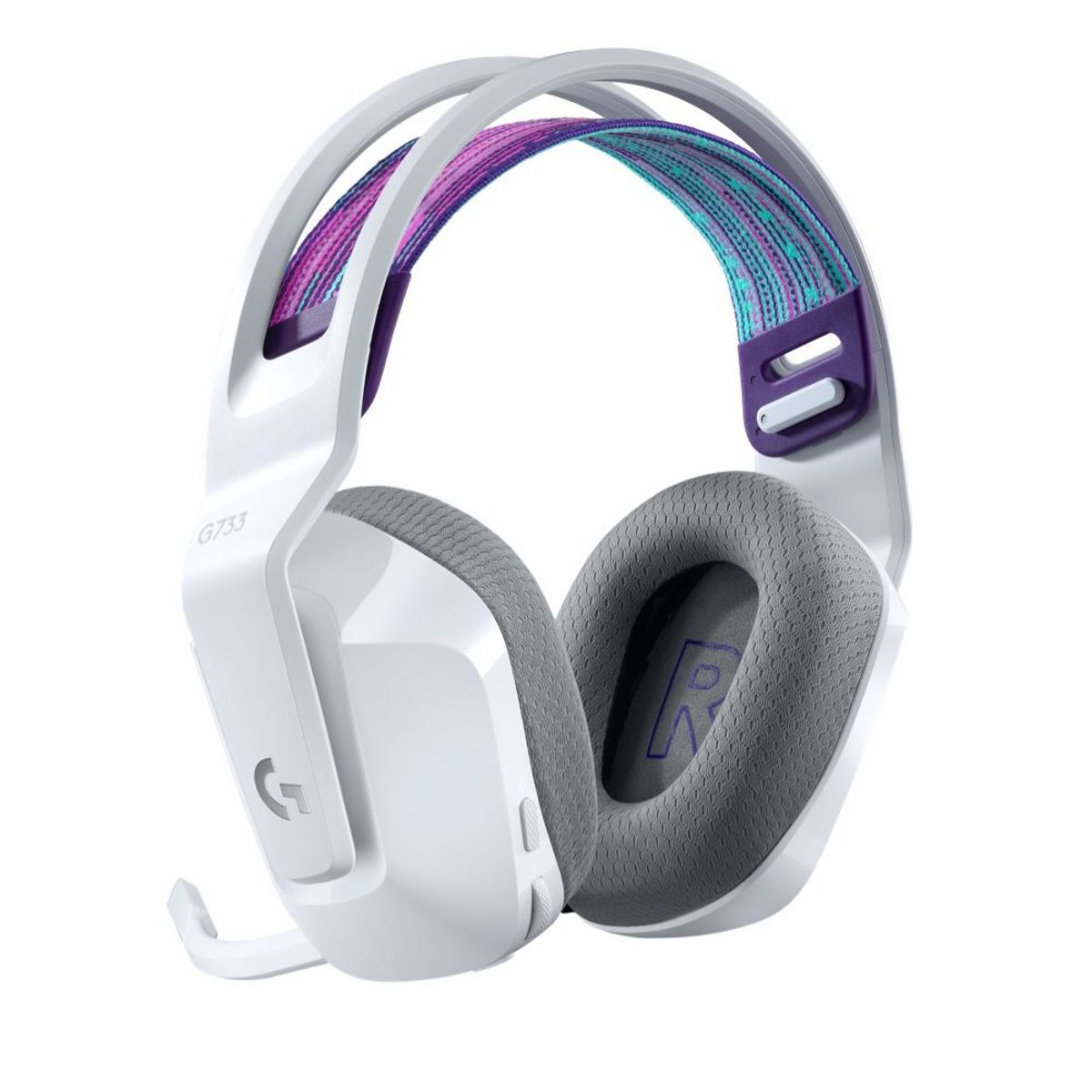 LOGITECH - Audífonos Gamer Logitech G733 Wireless LightSpeed 7.1 surround Blanco