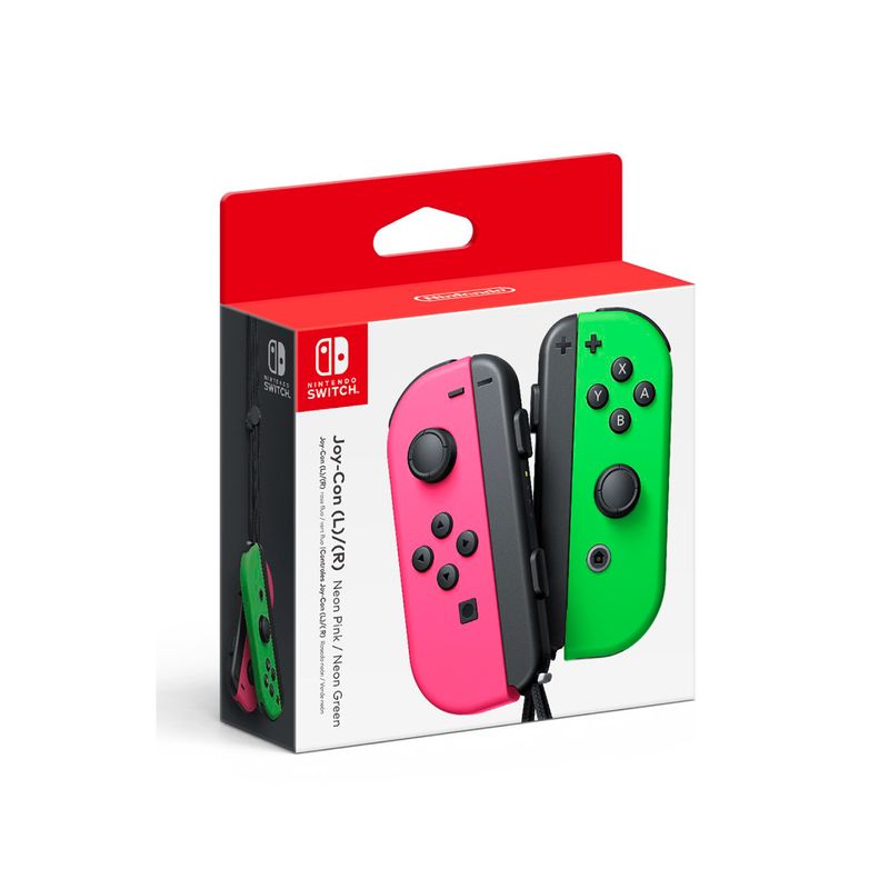 NINTENDO - Controles Joy-Con Neon Nintendo Switch Pink Green