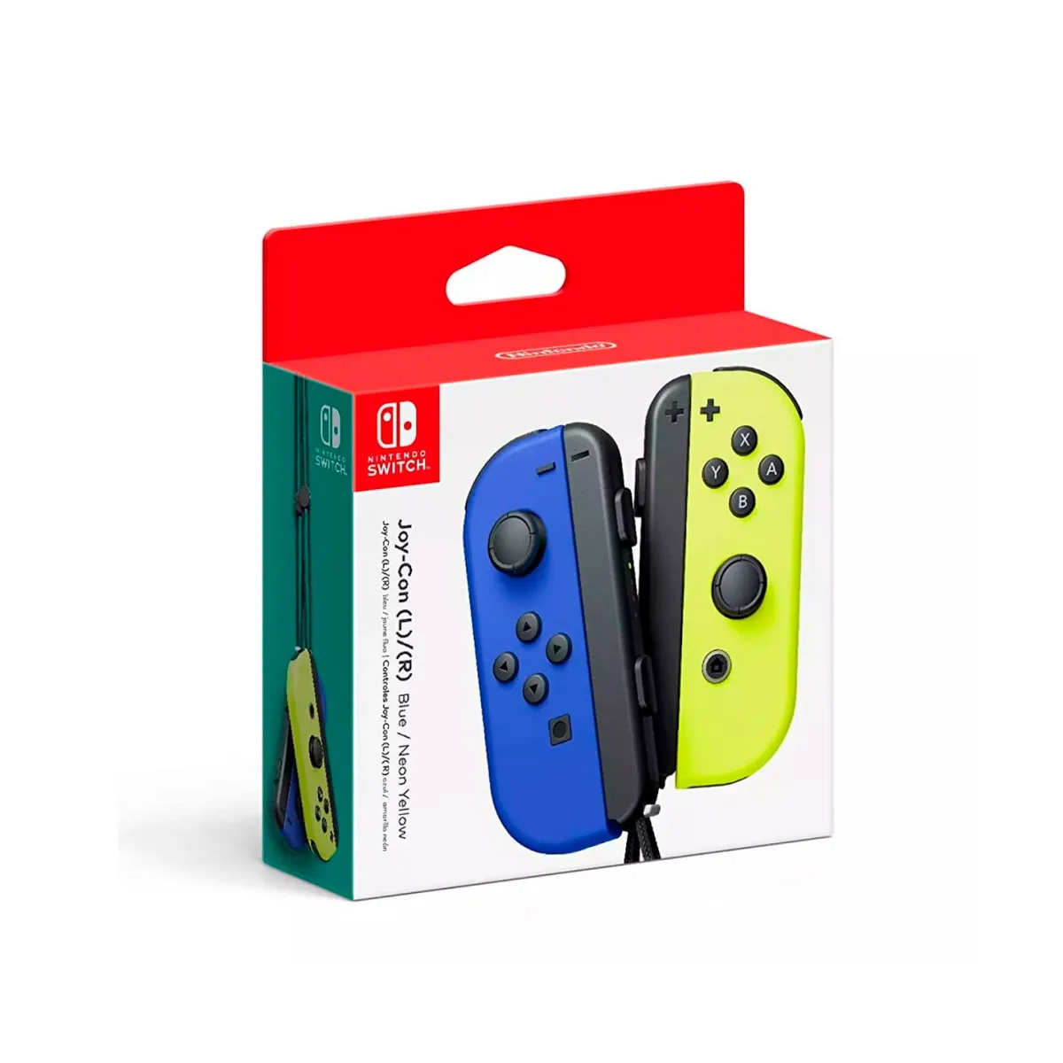 NINTENDO - Controles Joy-Con Neon Nintendo Switch Azul Amarillo