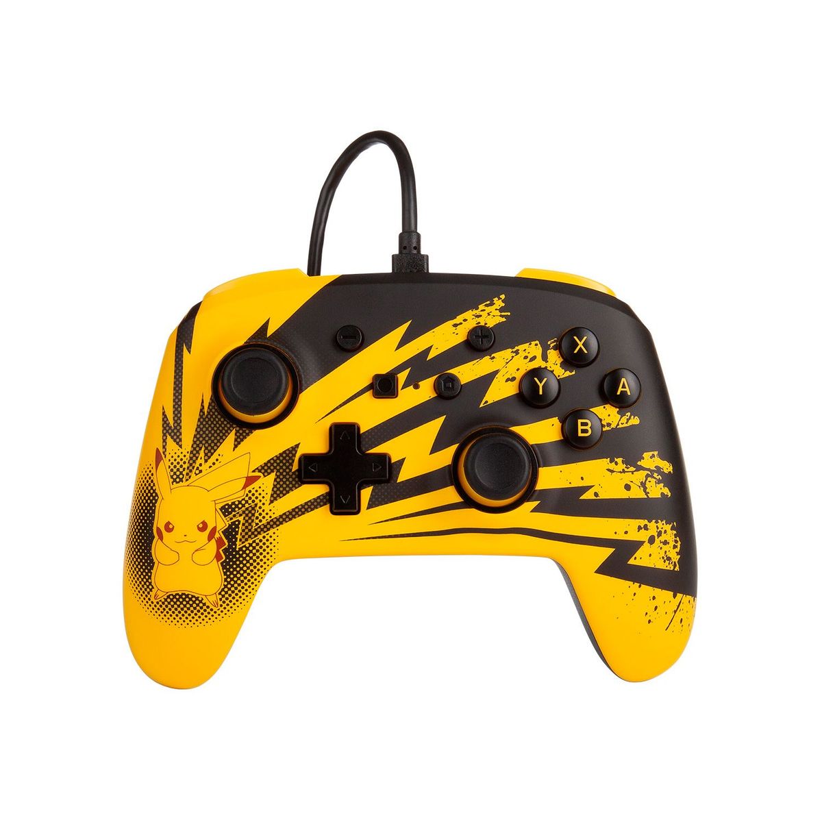 POWER A - Mando Pro PowerA Con Cable Nintendo Switch Pikachu Lightning