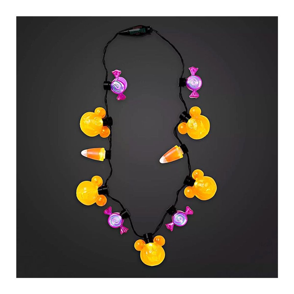 DISNEY - Collar con Luces Disney Store Mickey Mouse Halloween