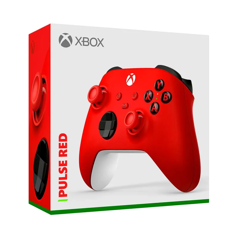 MICROSOFT - Mando Xbox Wireless Rojo Pulse Red Xbox Serie X One One S