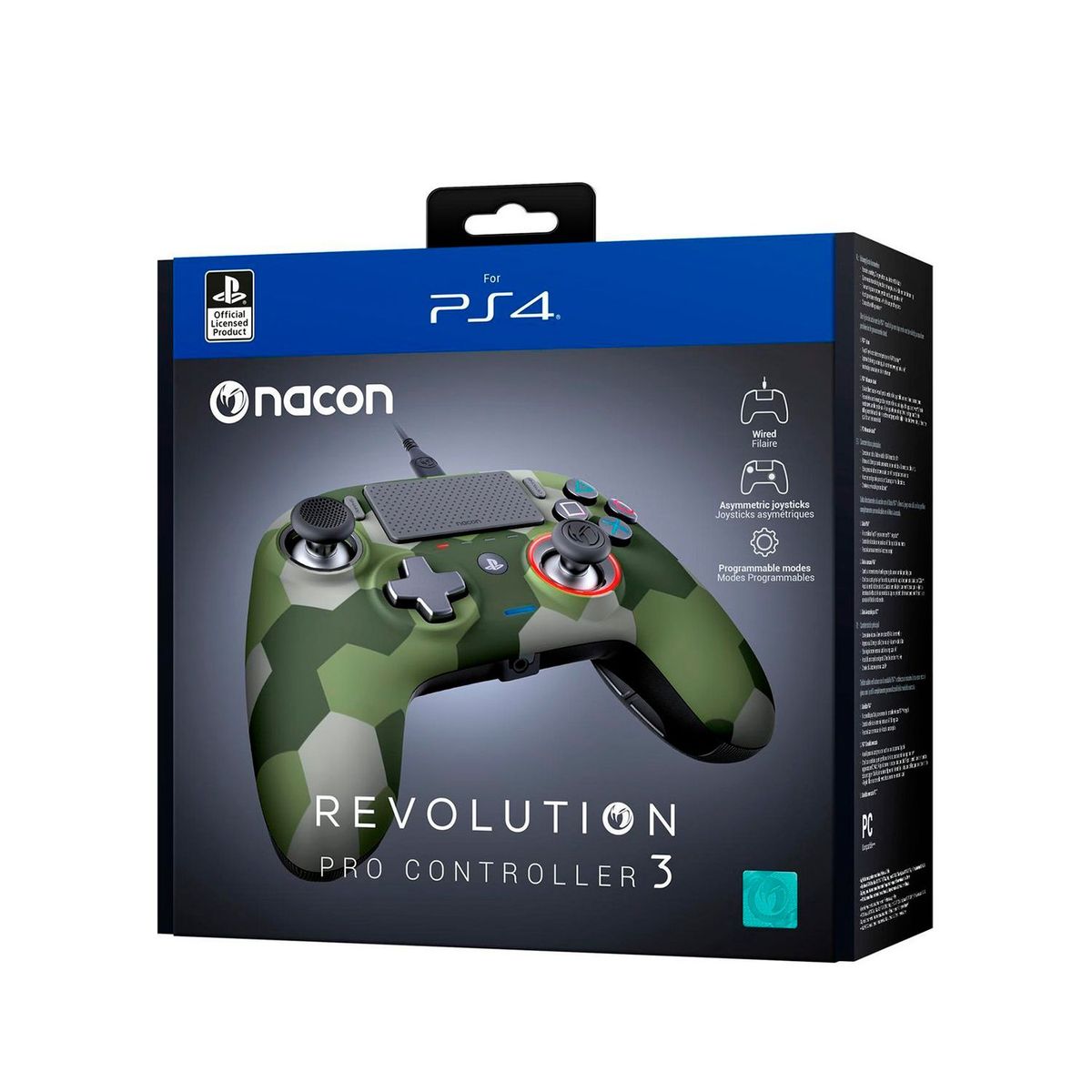 NACON - Nacon Revolution Playstation 4 Pro Controller 3 Camuflado Verde