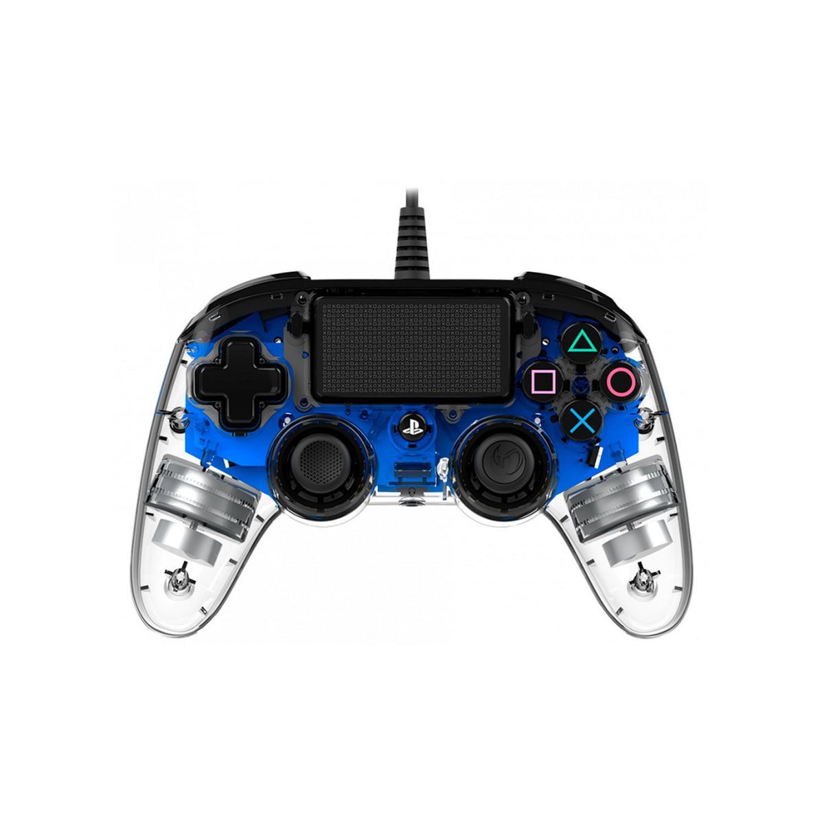 NACON - Mando PS4 Nacon Controller Wired Illuminated Compact Blue