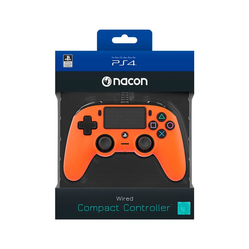 NACON - Mando PS4 Nacon Controller Wired Compact Orange
