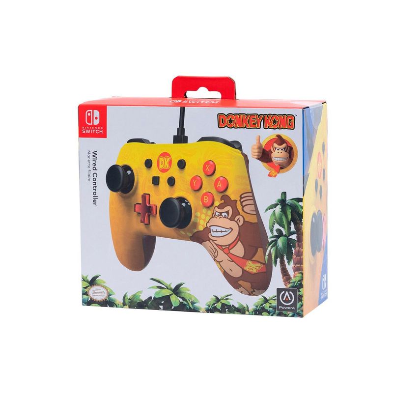 POWER A - Mando Power A con Cable para Nintendo Switch Donkey Kong Edicion