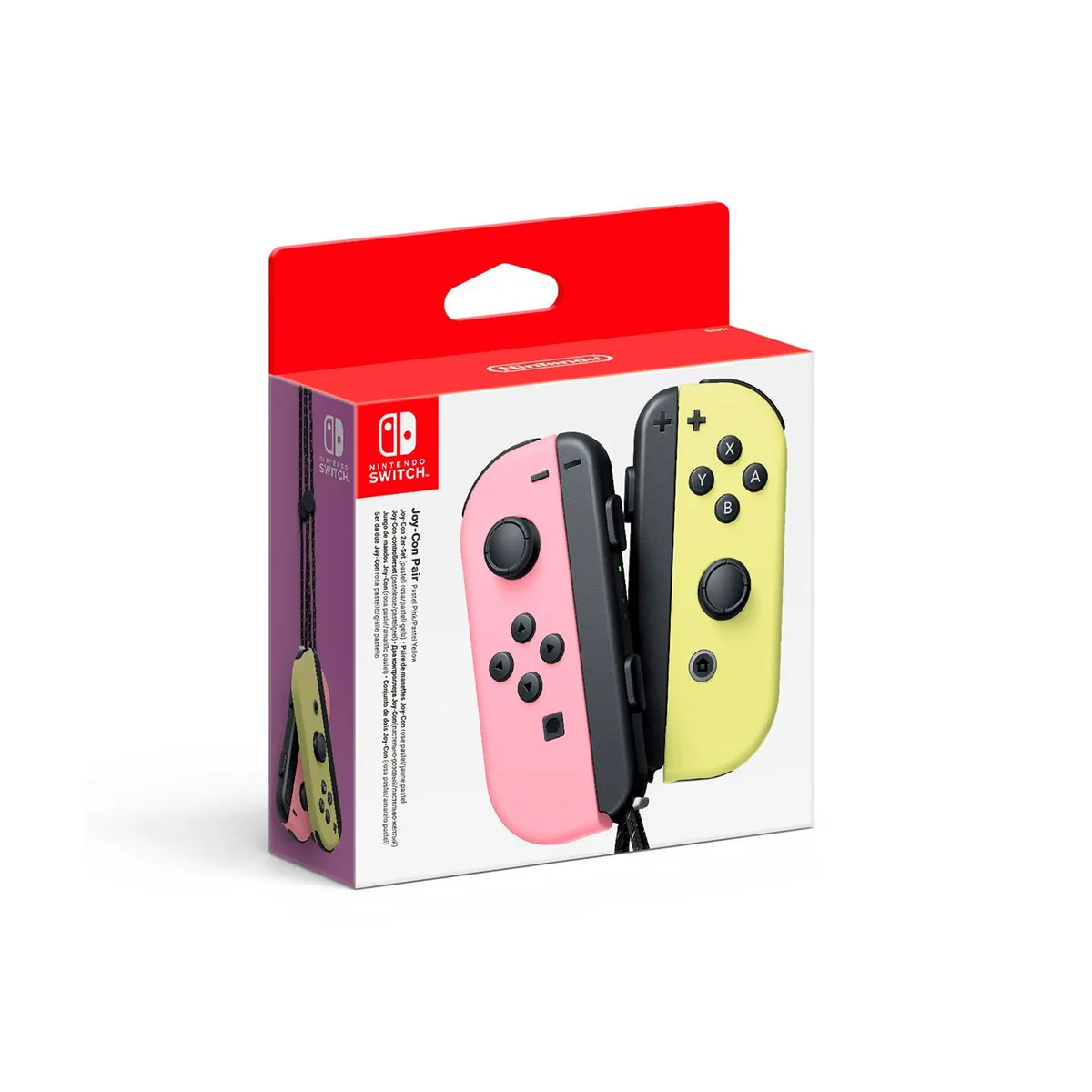 NINTENDO - Controles Joy-Con (L/R) Nintendo Switch Rosado Pastel/Amarillo Pastel