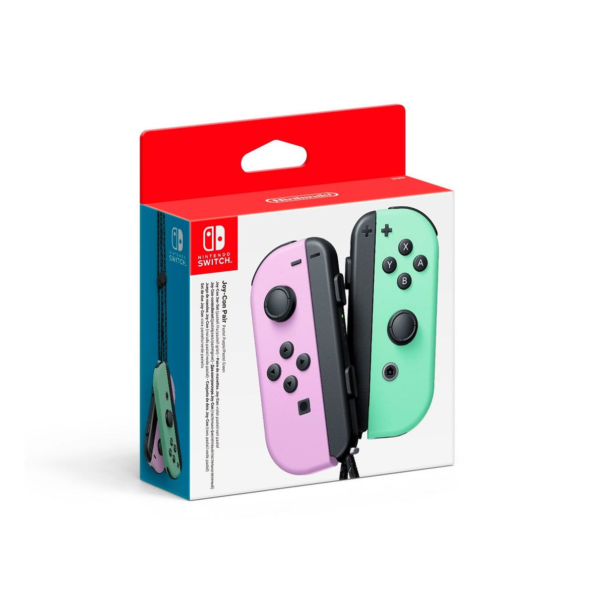 NINTENDO - Controles Joy-Con (L/R) Nintendo Switch Purpura Pastel/Verde Pastel