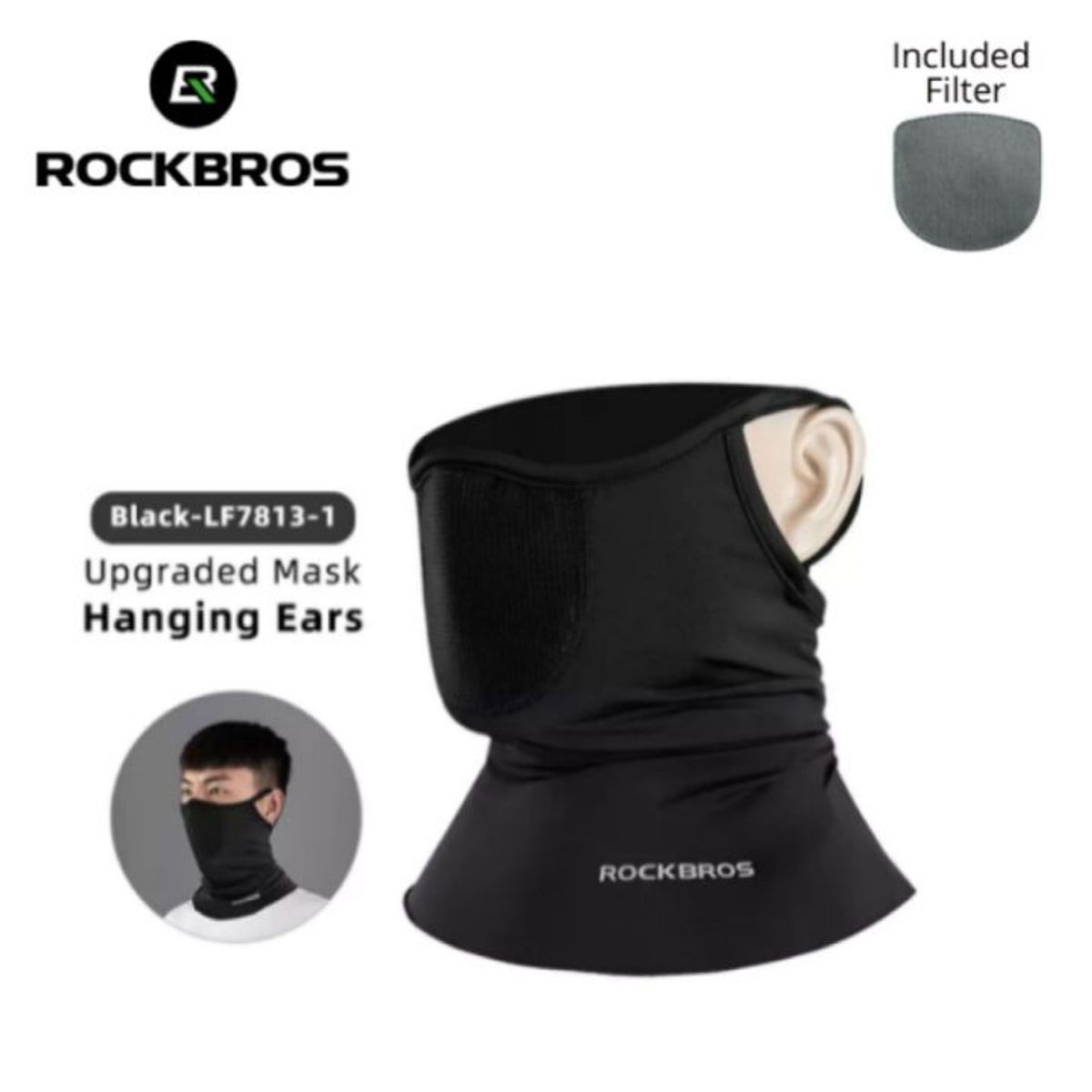 ROCKBROS - Bandana Rockbros Con Adaptación De Filtro