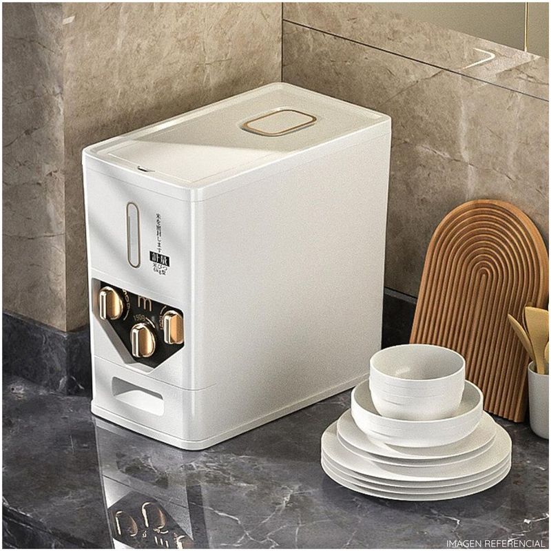 INSPIRA - Dispensador contenedor de arroz y especias elegante