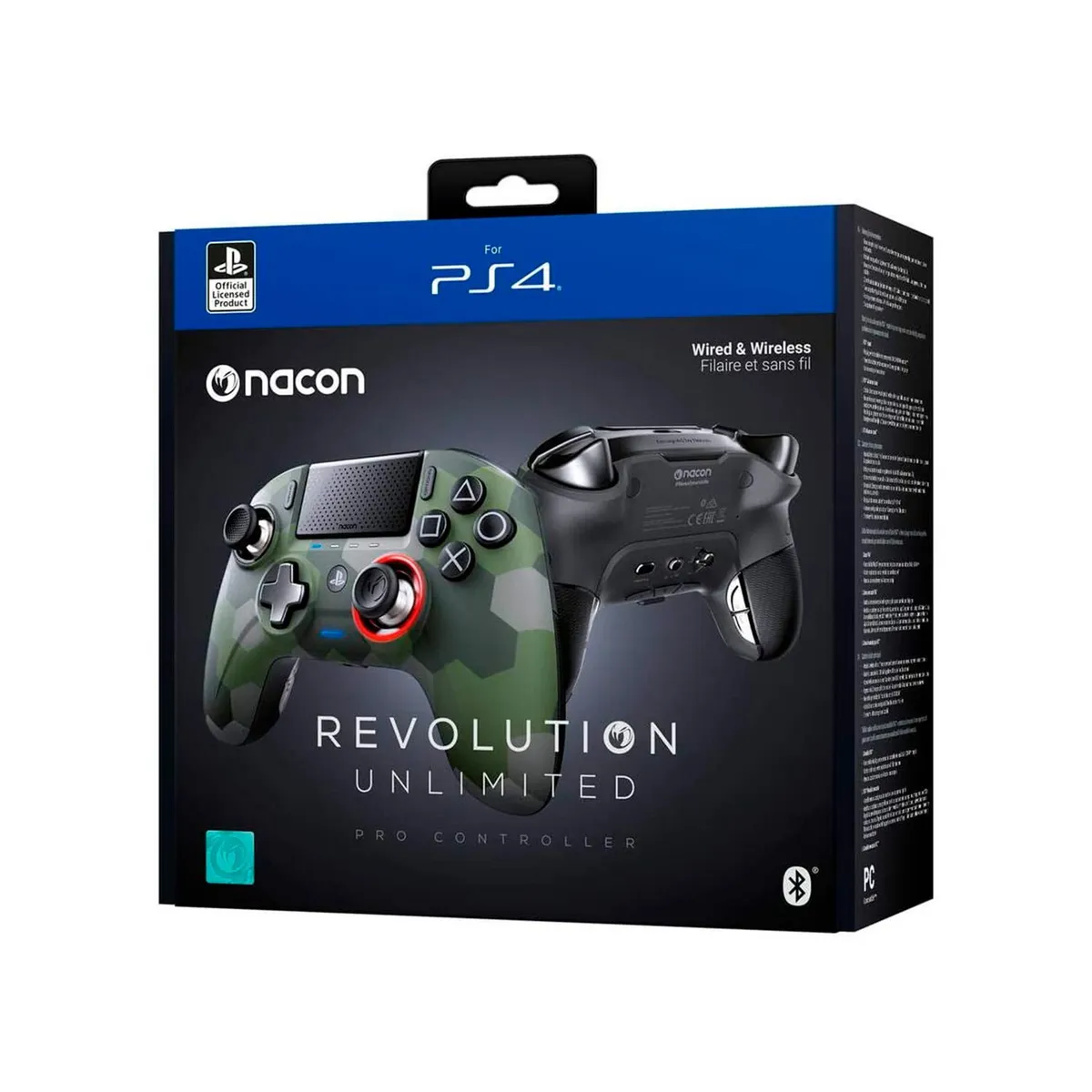 NACON - Nacon Pro Controller Revolution Unlimited Verde Camuflado PS4