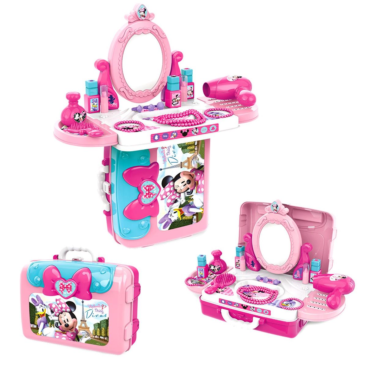 DISNEY - Set de Belleza 3 en 1 Minnie Mouse 51 cm