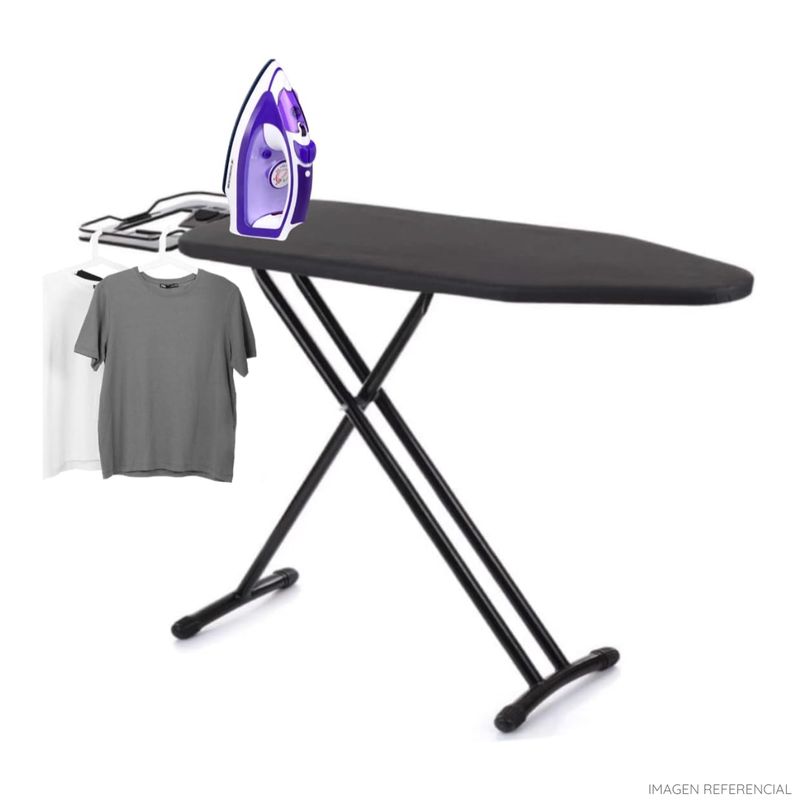 INSPIRA - Tabla de planchar Planchador regulable Negro