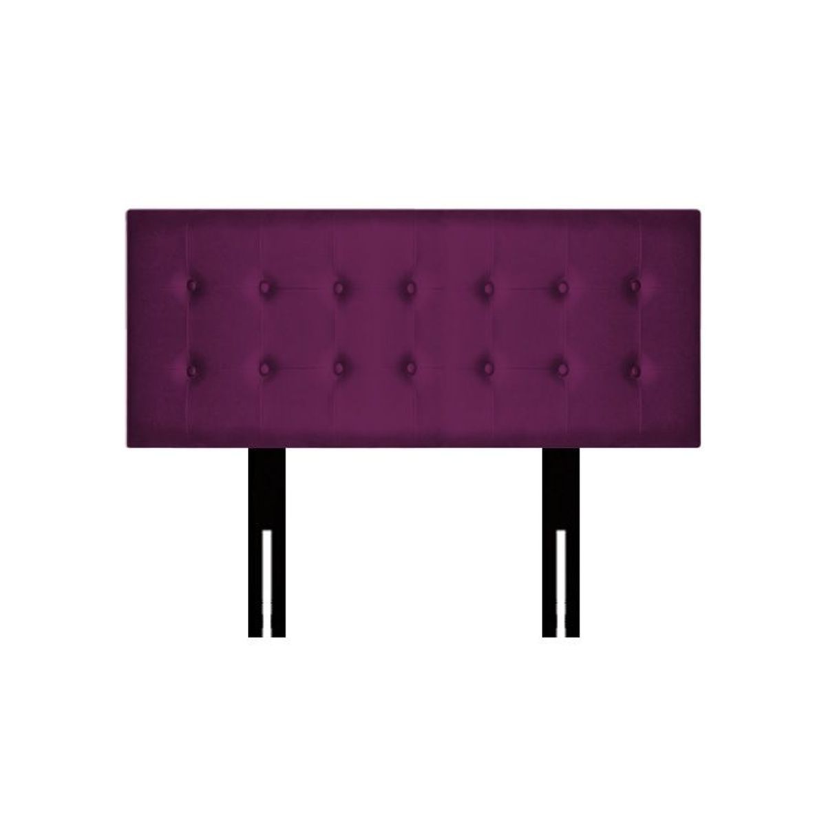 BARAKA HOME - Cabecera Opole Patas Desmontables 1.5 plz - Púrpura