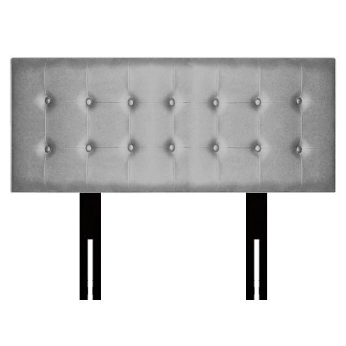 BARAKA HOME - Cabecera Opole Patas Desmontables 2 plz - Gris Claro