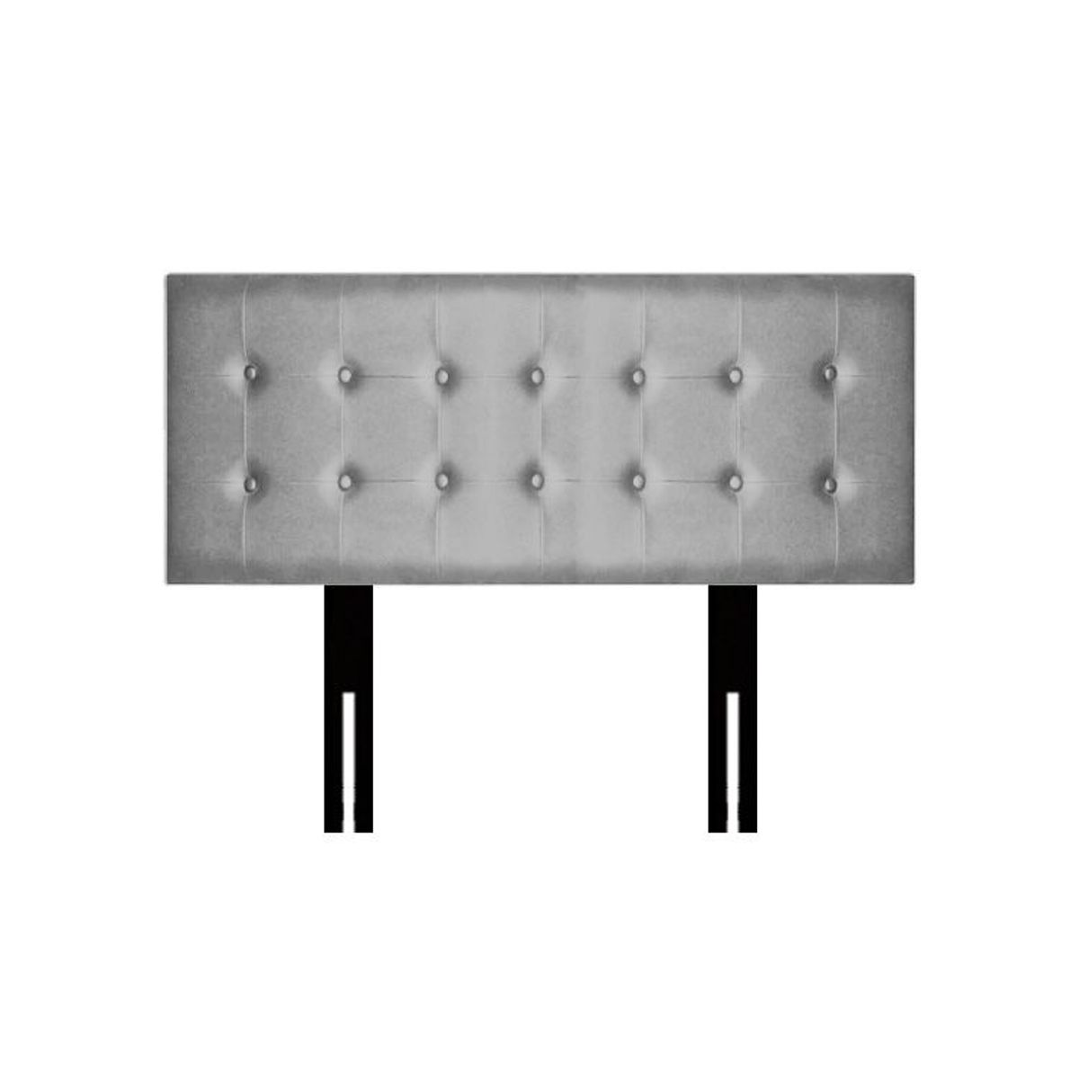 BARAKA HOME - Cabecera Opole Patas Desmontables 2 plz - Gris Claro