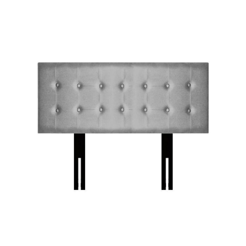 BARAKA HOME - Cabecera Opole Patas Desmontables 2 plz - Gris Claro