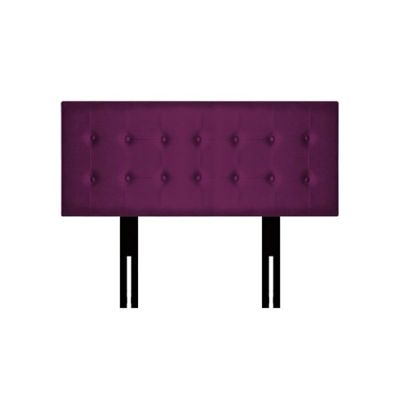 BARAKA HOME - Cabecera Opole Patas Desmontables 2 plz - Púrpura