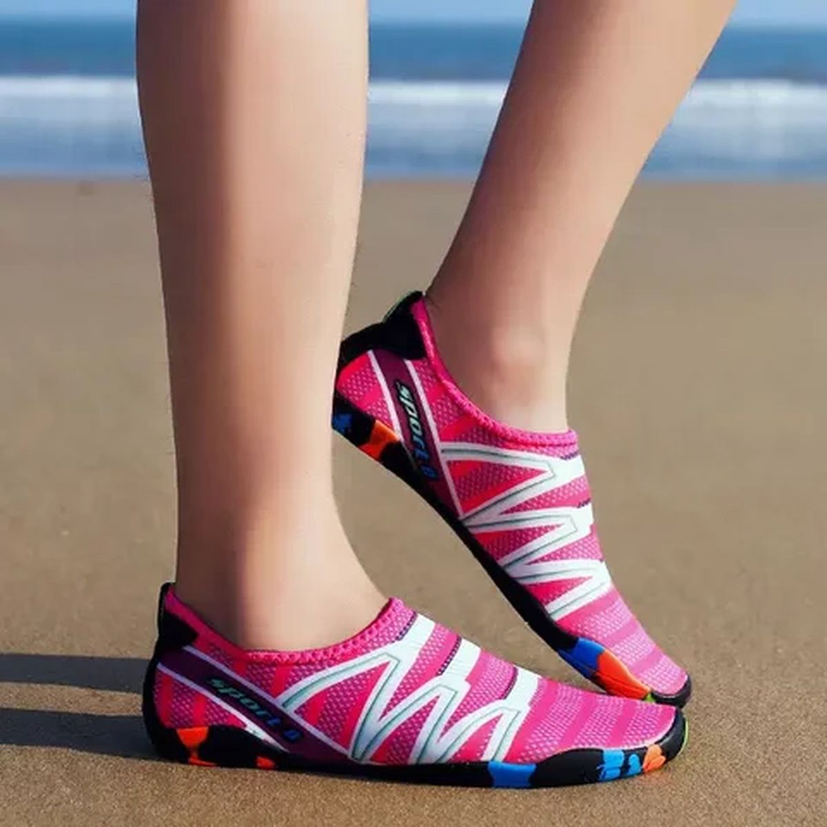 AQUA&MODA - Aquashoes Zapatos Acuáticos Unisex Aquamoda M1ARLB Rosado - Rosa_.