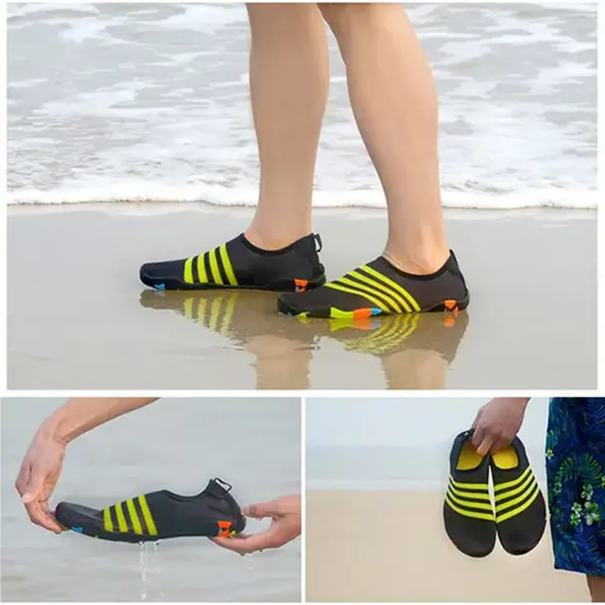 AQUA&MODA - Aquashoes Zapatos Acuáticos Unisex Aquamoda M1ANLV negro - Negro_.