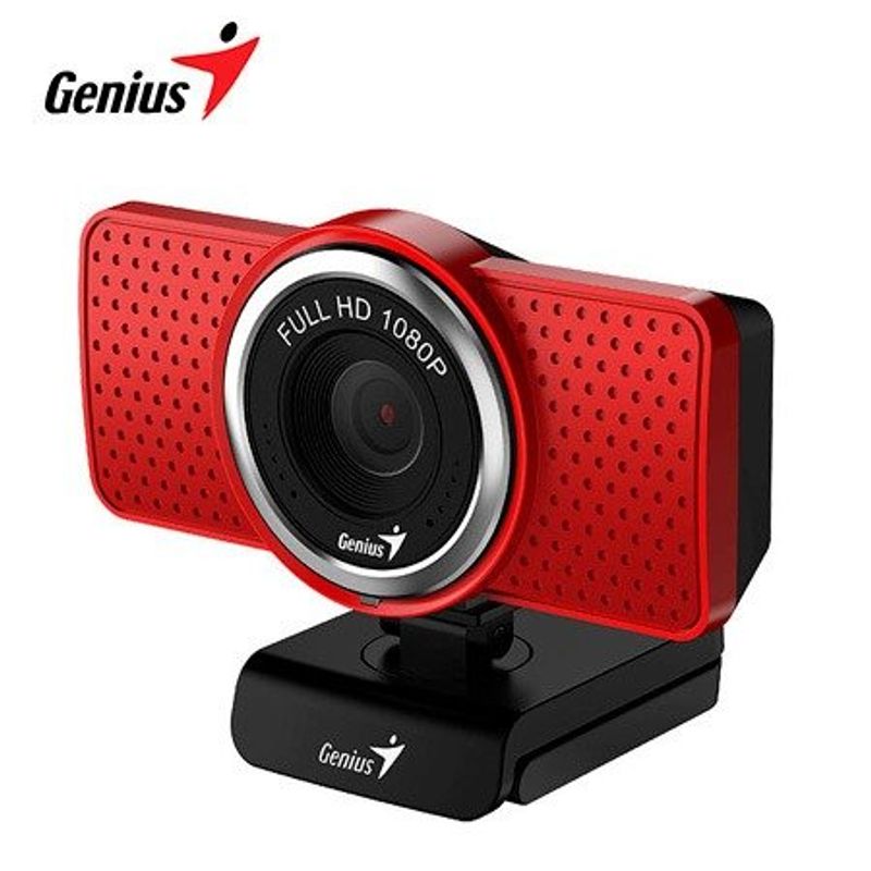 GENIUS - CAMARA GENIUS ECAM 8000 FHD 1080P USB RED