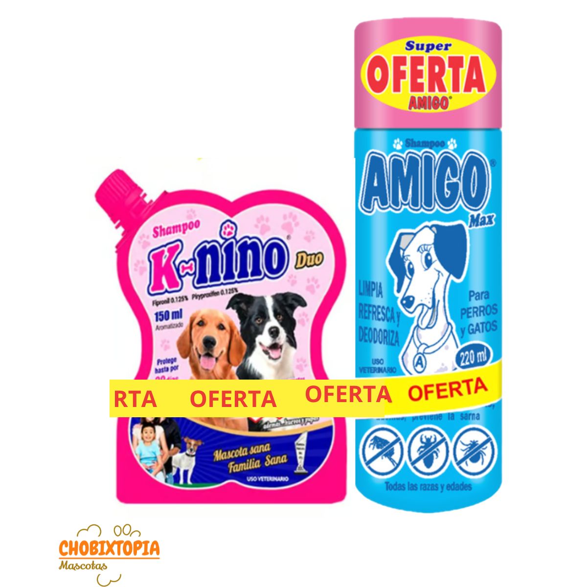 AMIGO - SHAMPOO PARA MASCOTAS - AMIGO - 220 mL