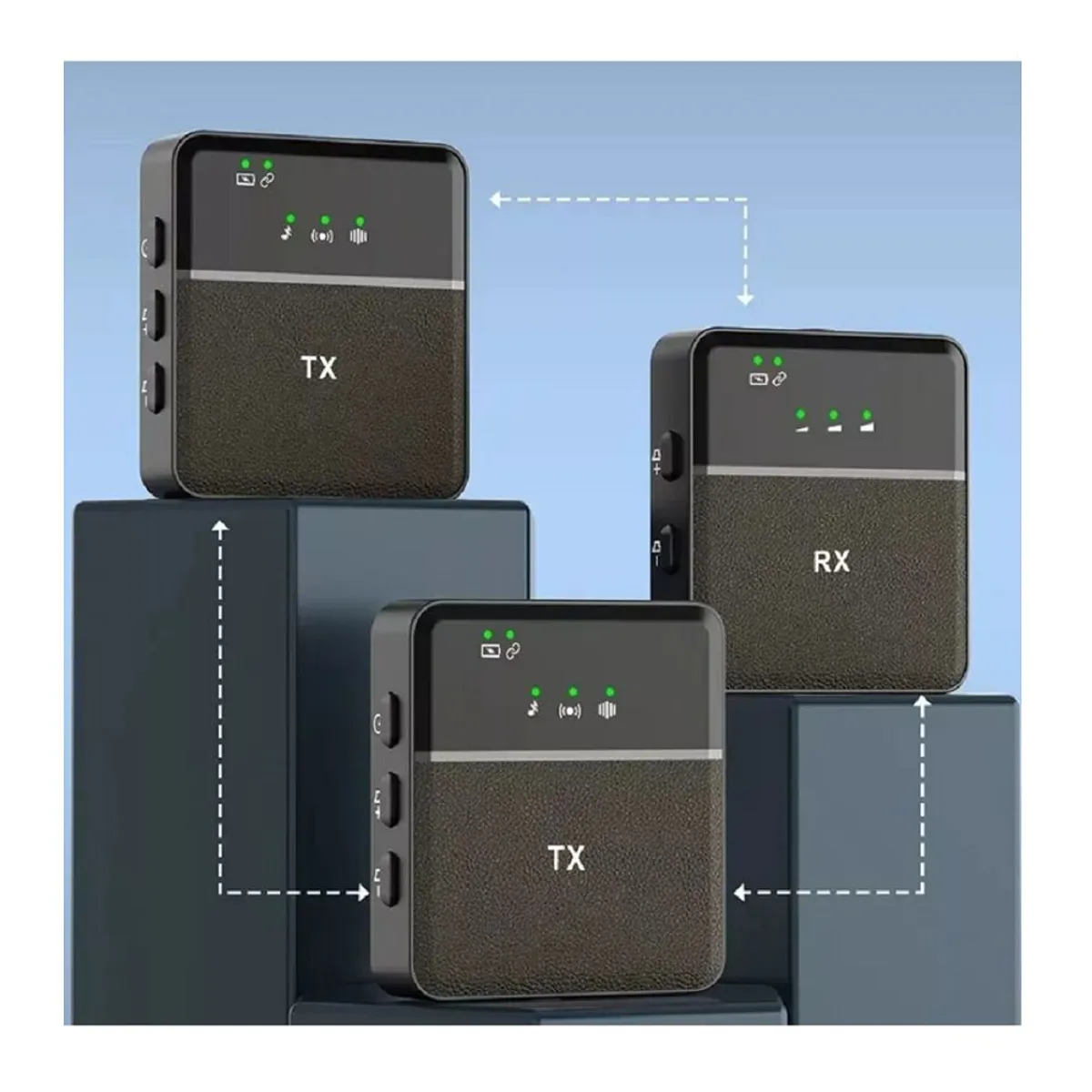 GENERICO - Micrófono Inalámbrico SX9 Dual 2en1 Tipo Lightning-iphone