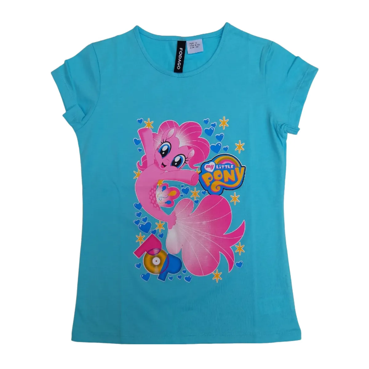 FODAGO - Polo niña manga corta diseño 2 - Turquesa.