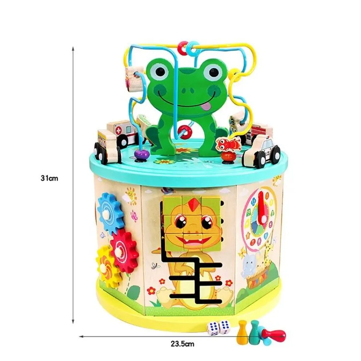 GENERICO - SAPITO DIDACTICO Multifuncional  Montessori 10 en 1