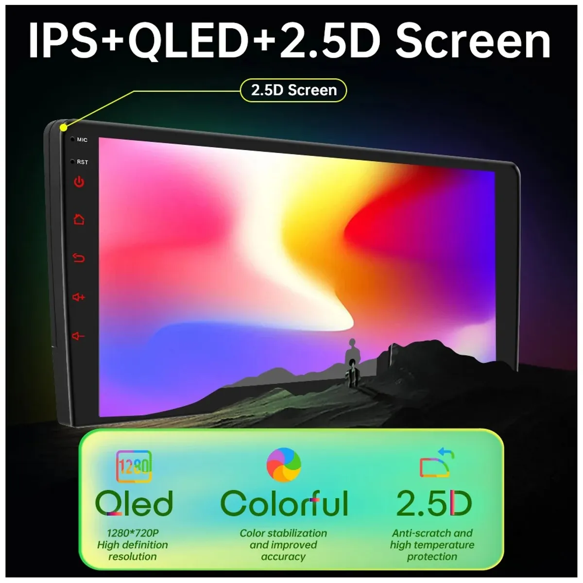 GENERICO - Autoradio Android 13 Full HD 4Gb Ram y 32Gb Room 9 Pulgadas Camara AHD