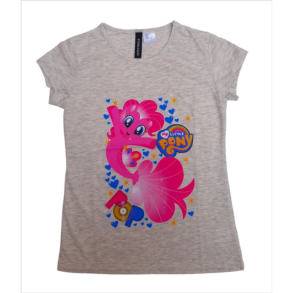 FODAGO - Polo niña manga corta diseño 7 - Beige.